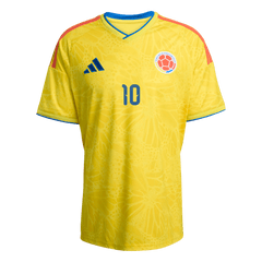 JAMES #10 Colombia Home Soccer Jersey World Cup 2026 Yellow