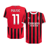 AC Milan PULISIC #11 Home Jersey Authentic 2024/25