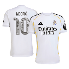 MODRIĆ Special #10 Real Madrid Home Soccer Jersey 2025/26 White