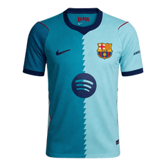 Men Fan Version Barcelona Third Soccer Jersey 2026/27 Blue