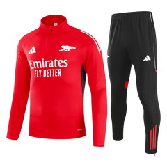 Arsenal Zipper Sweatshirt Kit(Top+Pants) 25/26 Red