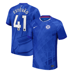 ESTÊVÃO #41 Authentic Chelsea Home Soccer Jersey 2025/26 Blue