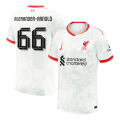 Maillot de football extérieur Liverpool Alexander-Arnold #66 2024/25 - Édition UCL