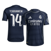 TCHOUAMENI #14 Authentic Real Madrid Away Soccer Jersey 2025/26 Navy