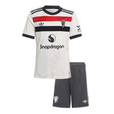 Manchester United Third Away Soccer Jersey Kit Kids(Jersey+Shorts)