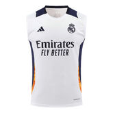 Real Madrid Pre-Match Sleeveless Soccer Jersey 2024/25