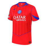 PSG Third Jersey 2025/26 Red-Eiffel Star