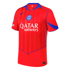 PSG Third Jersey 2025/26 Red-Eiffel Star