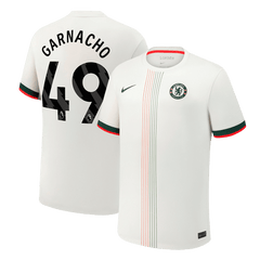 GARNACHO #49 Chelsea Away Soccer Jersey 2025/26 White