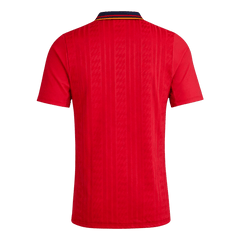 Men Retro Fan Version 1994 Spain Home Soccer Jersey Red