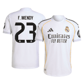 F.MENDY #23 Authentic Real Madrid Home Soccer Jersey 2025/26 White