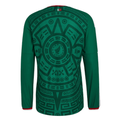 Player Version Mexico Home Long Sleeve Soccer Jersey World Cup 2026 Green