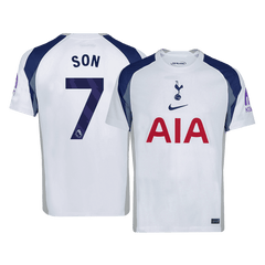SON #7 Tottenham Hotspur Home Soccer Jersey 2025/26 White