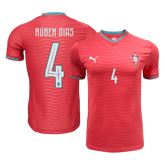 RÚBEN DIAS#4 Player Version Portugal Home Soccer Jersey World Cup 2026 Red