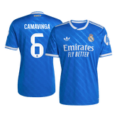 CAMAVINGA #6 Real Madrid Third Away Soccer Jersey 2025/26 Blue