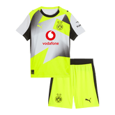 Kid's Borussia Dortmund Away Kit(Jersey+Shorts) 25/26 Gray