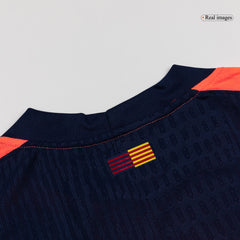 ROONY #19 Authentic Barcelona Third Away Soccer Jersey 25/26 Orange- UCL