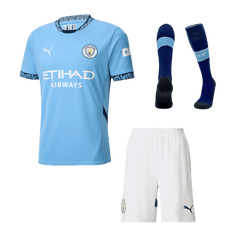 Maillot domicile Manchester City 2024/25 (maillot, short, chaussettes)