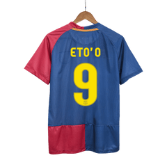 Barcelona ETO'O #9 Home Soccer Jersey Retro 2008/09