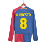 Barcelona A.INIESTA #8 Heim-Fußballtrikot Retro 2008/09 – Langarm (UCL-Finale)