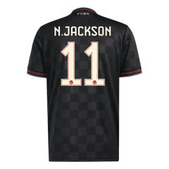 N.JACKSON #11 Bayern Munich Third Away Soccer Jersey 2025/26 Black