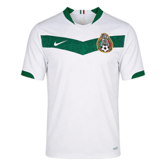 Men Retro Fan Version Mexico Away Soccer Jersey World Cup 2006 White