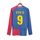Barcelona ETO'O #9 Home Soccer Jersey Retro 2008/09 – Langarm (UCL Final)