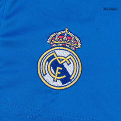 Kid's Real Madrid Third Away Soccer Jersey Kit(Jersey+Shorts+Socks) 25/26 Blue