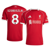 SZOBOSZLAI #8 Liverpool Home Soccer Jersey 25/26 Red