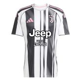 Juventus Heim-Fußballtrikot 2025/26 Schwarz-Weiß