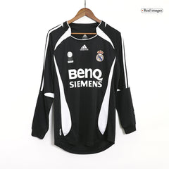 Maillot extérieur rétro Real Madrid 2006/07 - Manches longues