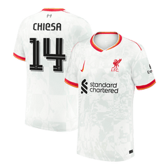 Liverpool CHIESA #14 Third Away Soccer Jersey 2024/25 - UCL Edition