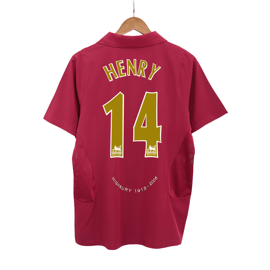 Arsenal HENRY #14 Home Soccer Jersey Retro 2005/06