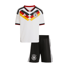 Kid's Germany Home Soccer Jersey Kit(Jersey+Shorts) World Cup 2026 White