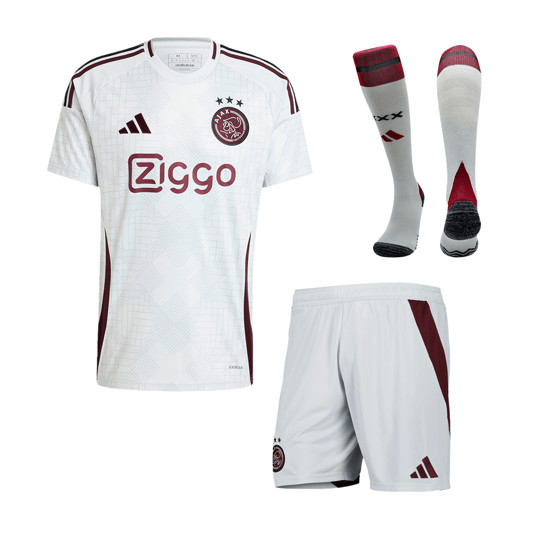 Ajax Third Away Soccer Jersey Kit 2024/25 (Jersey+Shorts+Socks)