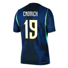 ENDRICK #19 Player Version Brazil Away Soccer Jersey World Cup 2026 Navy