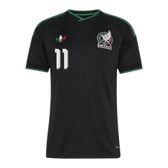 S.GIMENEZ #11 Player Version Mexico Third Soccer Jersey World Cup 2026 Black
