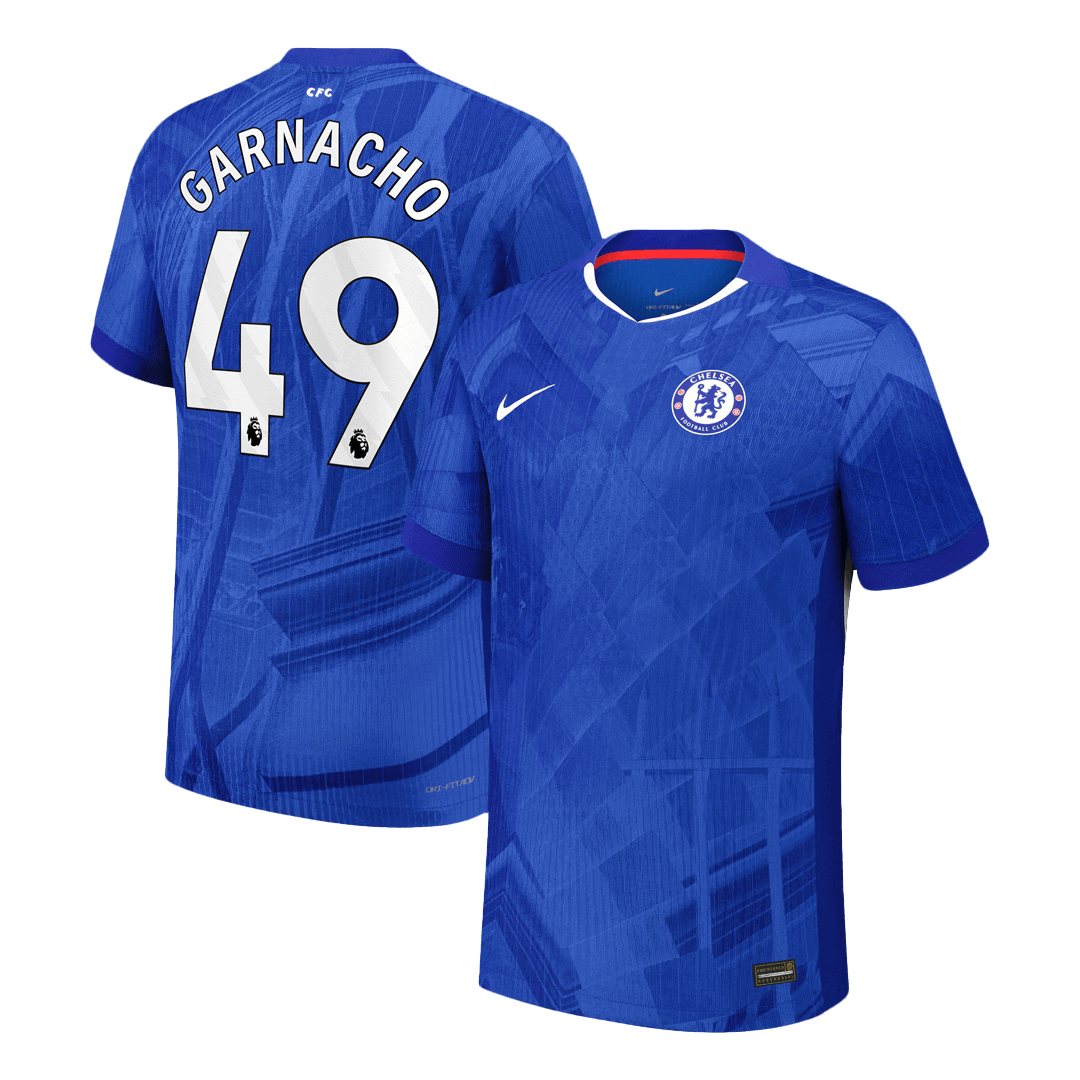 GARNACHO #49 Authentic Chelsea Home Soccer Jersey 2025/26 Blue