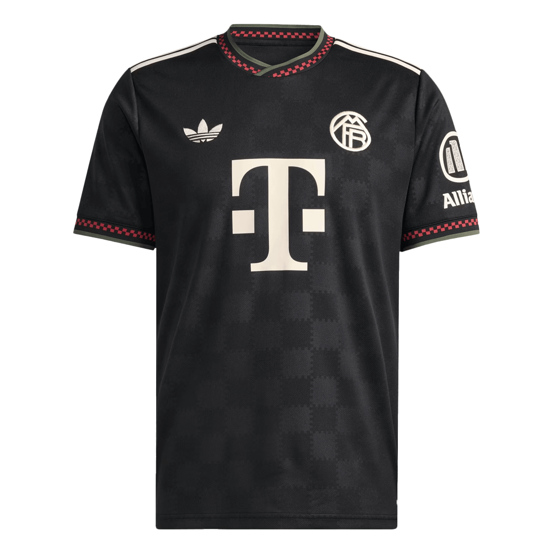KIMMICH #6 Bayern Munich Third Away Soccer Jersey 2025/26 Black