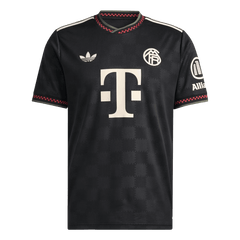 KIMMICH #6 Bayern Munich Third Away Soccer Jersey 2025/26 Black