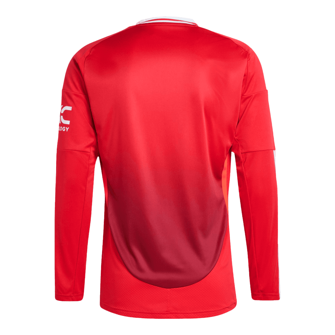 Maillot domicile manches longues Manchester United 2024/25