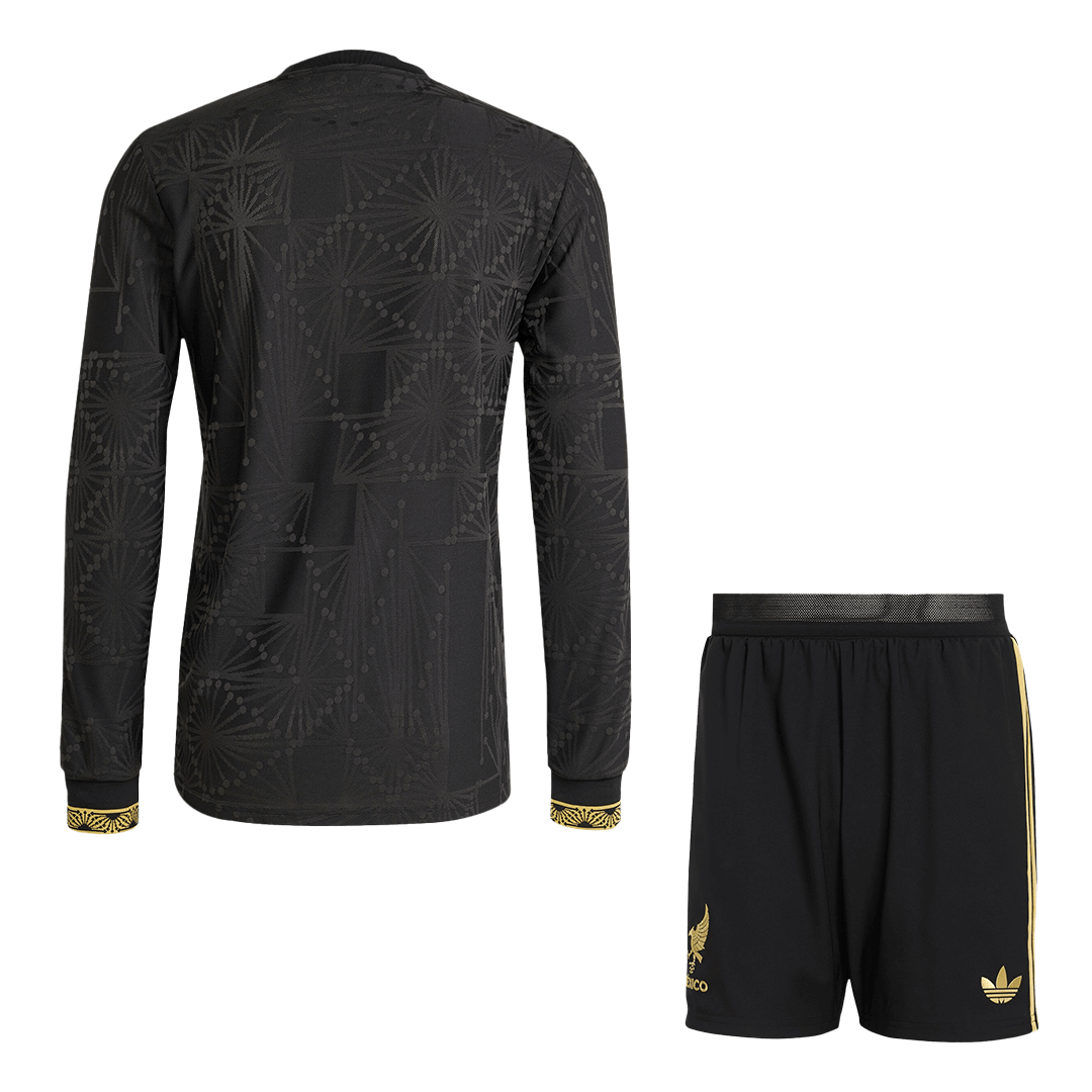 Maillot de football extérieur Mexique 2025 (maillot et short) - Manches longues - Gold Cup