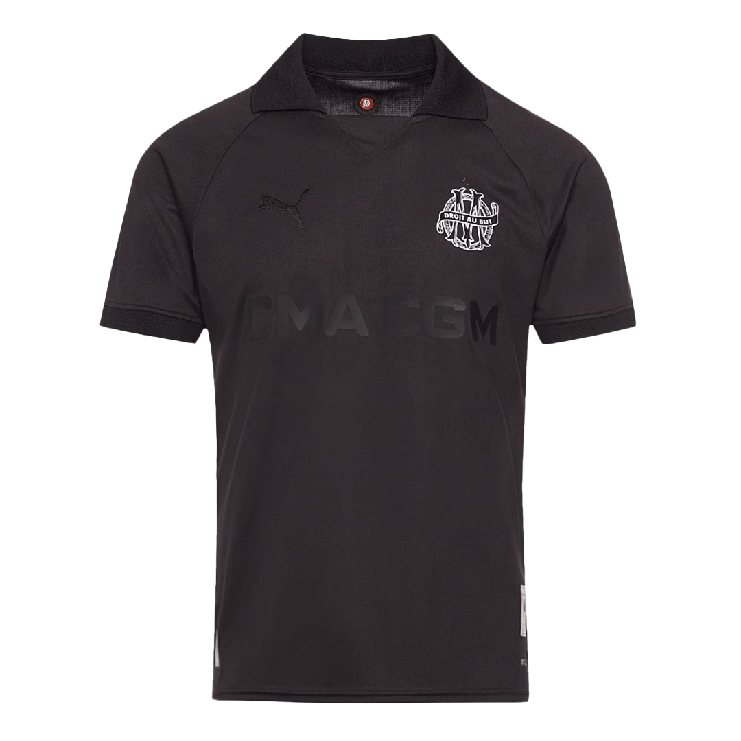 Marseille Goalkeeper Soccer Jersey 2024/25 - Black（125th Anniversary）