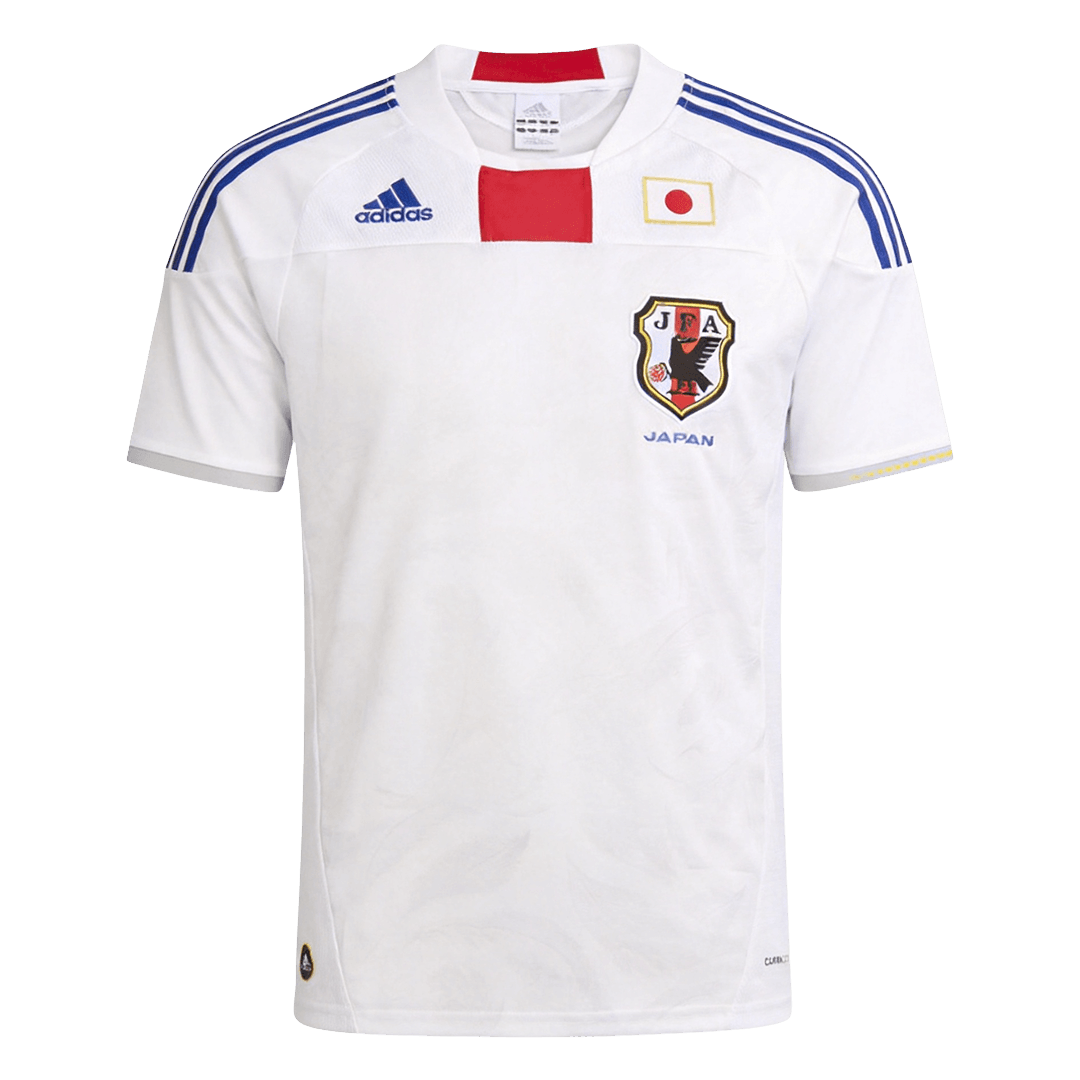 Men Retro Japan Away Soccer Jersey World Cup 2010 White