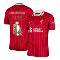 Maillot de football domicile Liverpool authentique 2024/25 CHAMPIONS 24/25