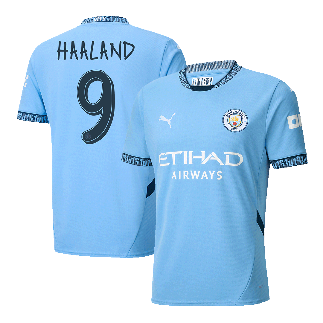 Manchester City HAALAND #9 Home Jersey - UCL Edition