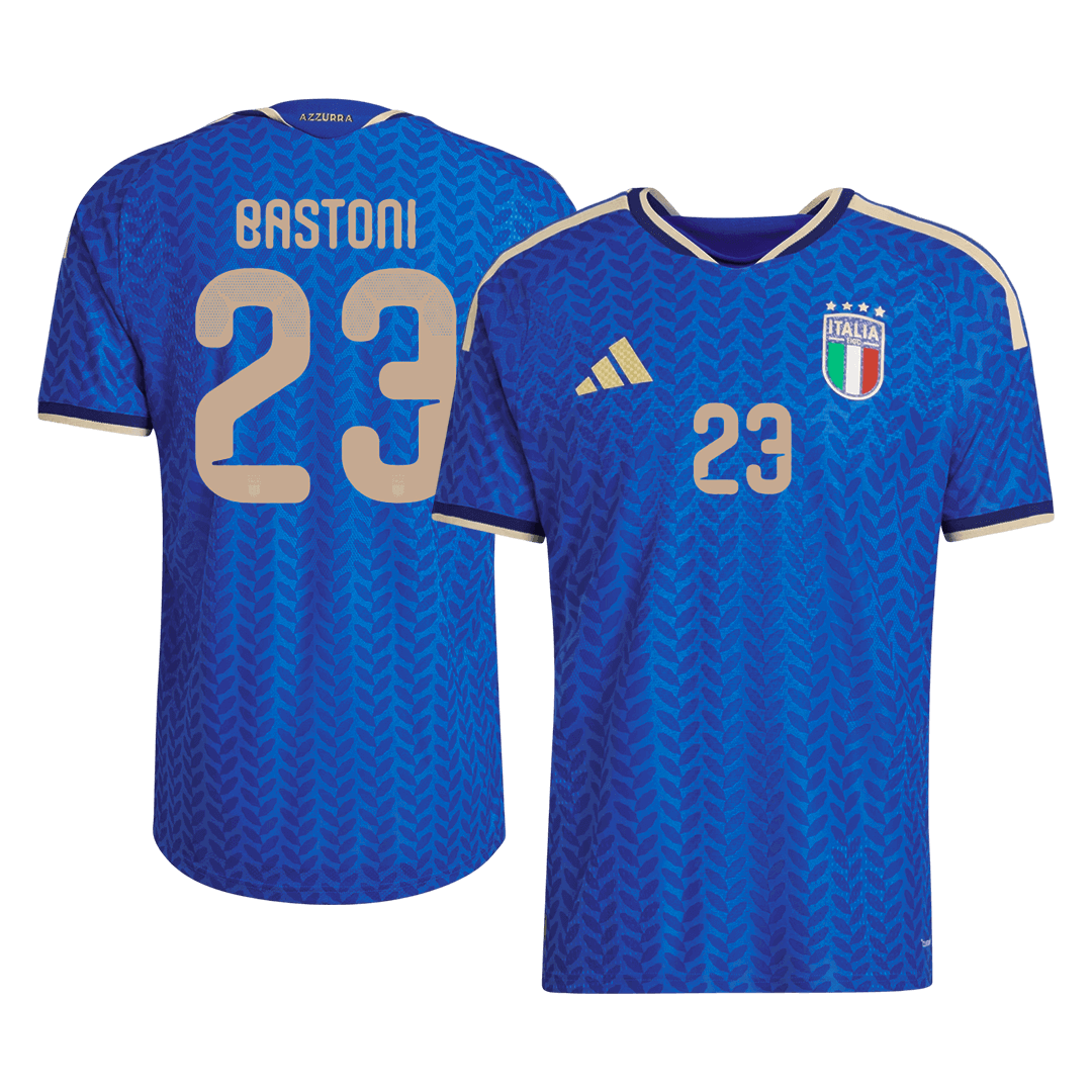 BASTONI #23 Player Version Italy Home Soccer Jersey World Cup 2026 Blue