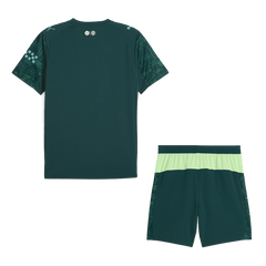 Manchester City Fourth Soccer Jersey Kit(Jersey+Shorts) 25/26 Green