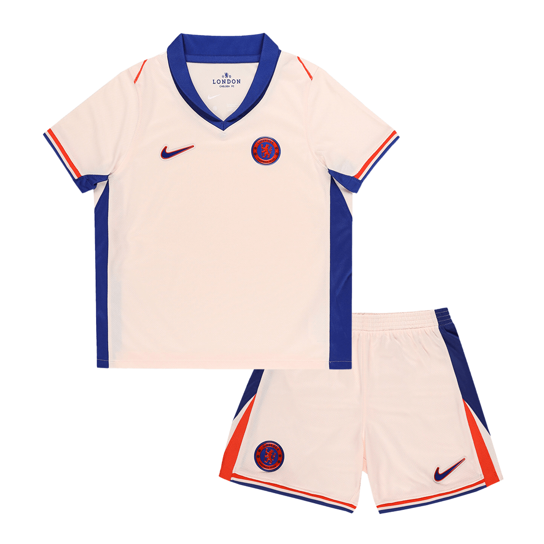 Maillot de football extérieur Chelsea 2024/25 pour enfant (maillot + short)