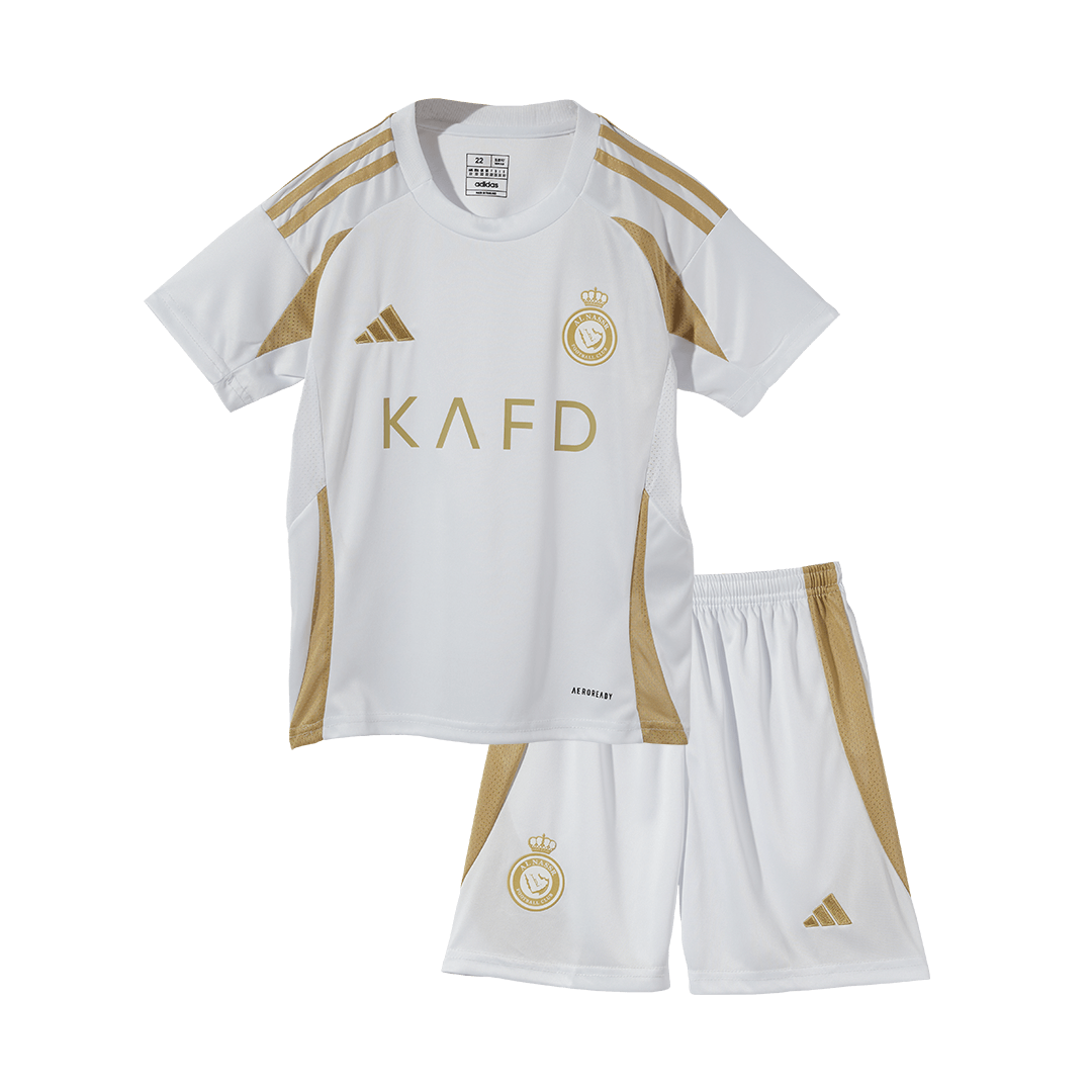 Al Nassr RONALDO #7 Third Away Soccer Jersey Kit 2024/25 Kids(Jersey+Shorts) - ACL
